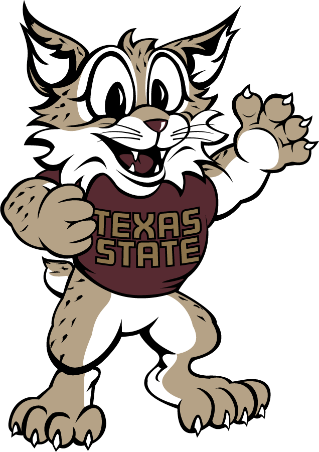 Texas State Bobcats 2015-Pres Mascot Logo DIY iron on transfer (heat transfer)